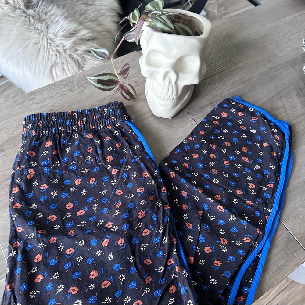 Madewell Track Trousers in Floral Prairie Posies